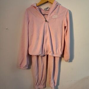 Nike Soft Pink Fleece Set